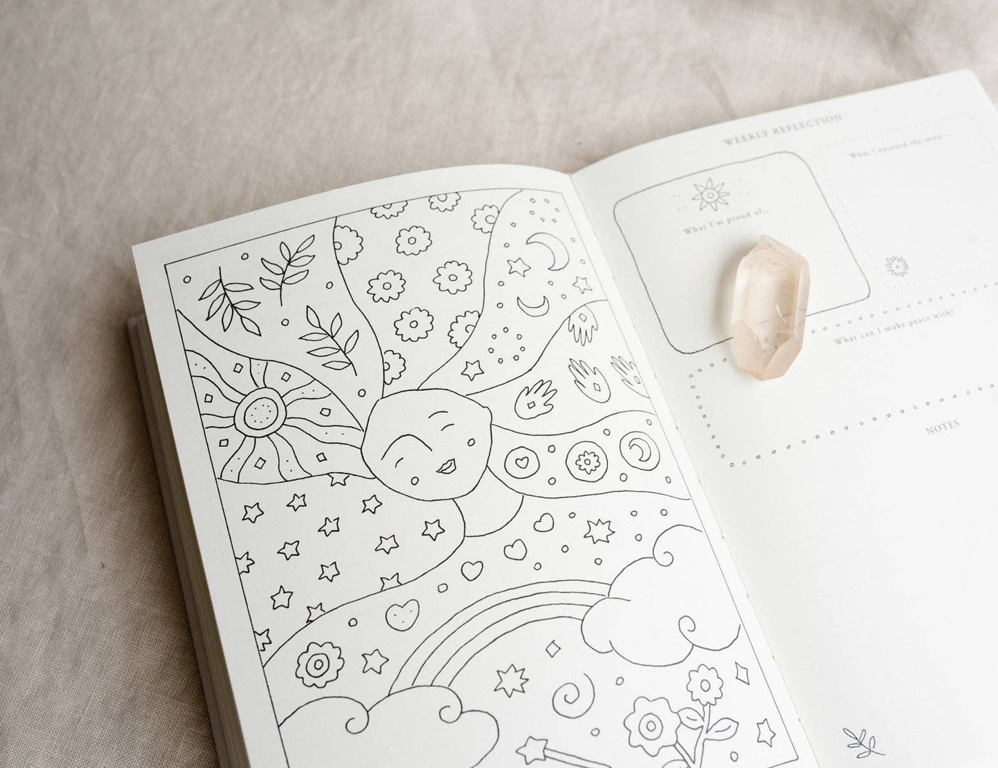 Guided journaling book for women | guided prompts for self-care