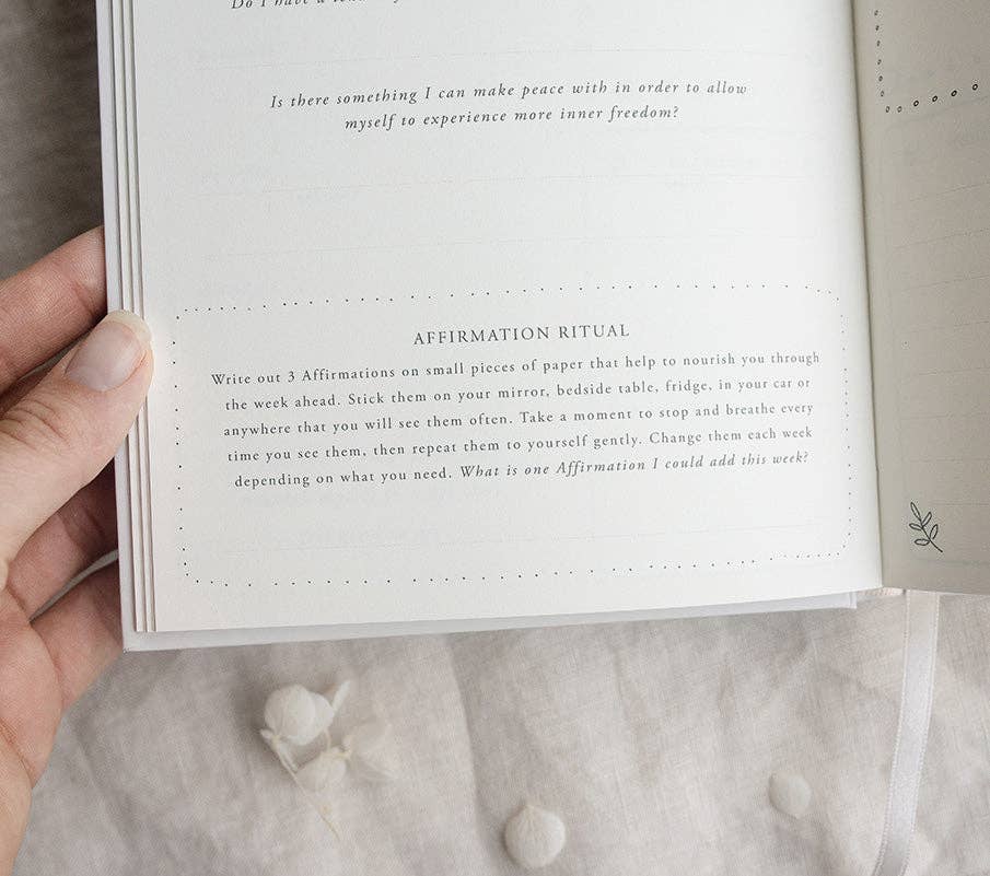 Mindfulness and wellness journal | guided self-love workbook
