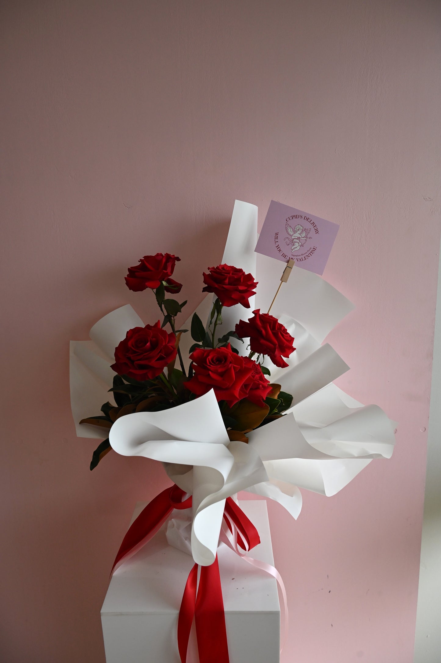 Half Dozen Red Roses