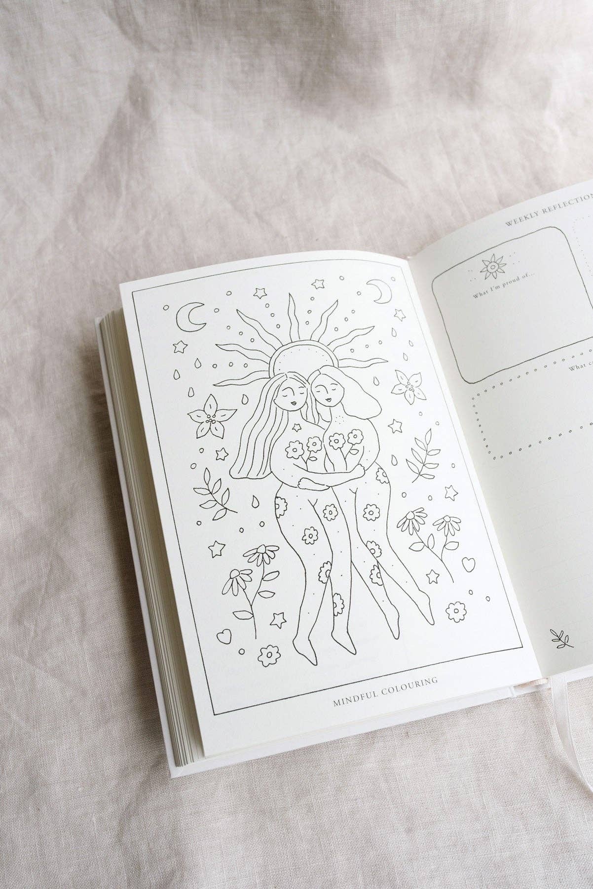 Guided journaling book for women | guided prompts for self-care