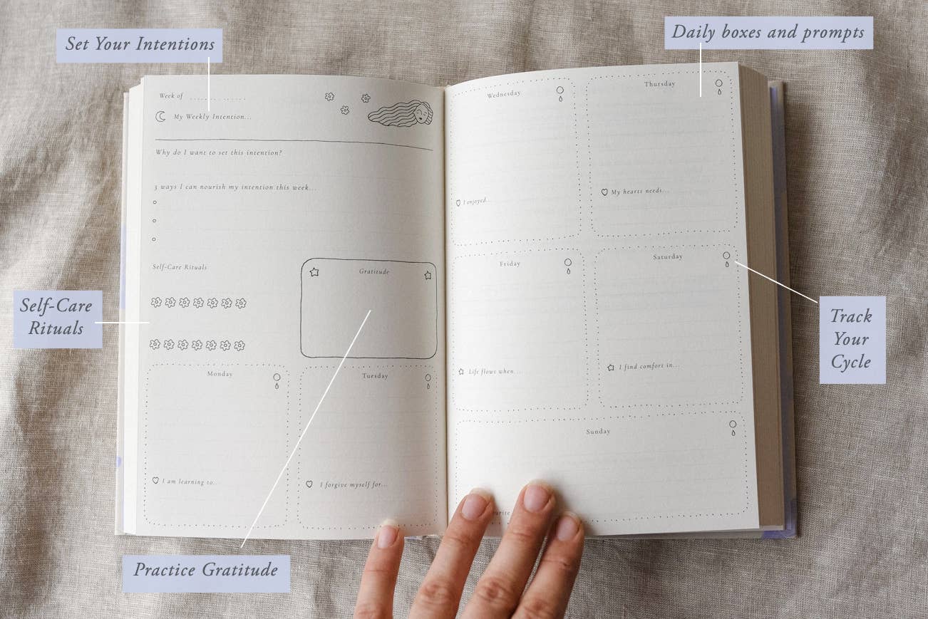 'A Year of Coming Home' Guided Self-Love Journal - Second Ed