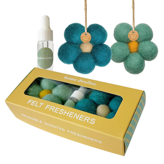 Felt Flower Fresheners - Beachcomber