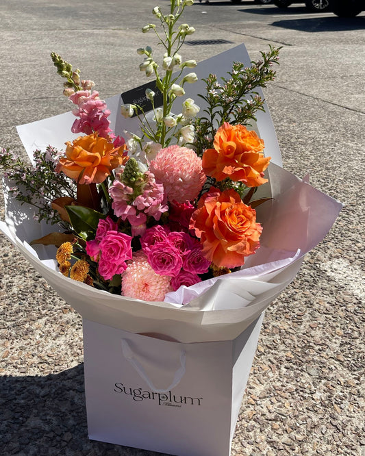 Bold Bright's Signature Gift Bag Design | Sunshine Coast Flowers | Sunshine Coast Florist