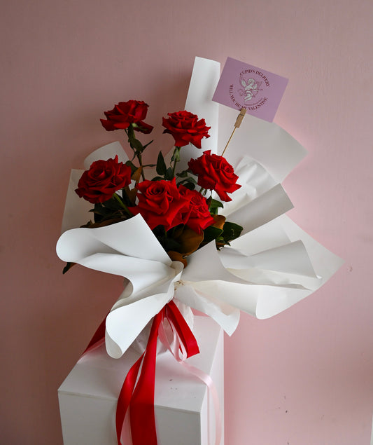 Half Dozen Red Roses