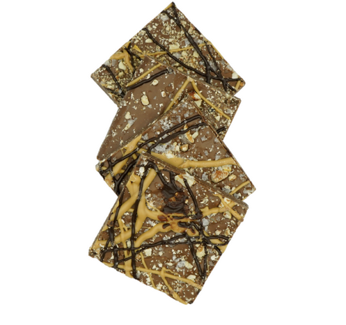 Caramel Pecan Bark (Milk) – 100g