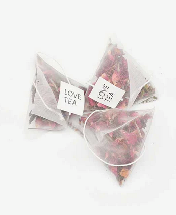 Love Tea White Rose and Goji Pyramid Tea Bags | Sunshine Coast Florist