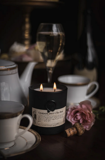 Blanc + Nero Champagne Doux + Tea Rose Candle