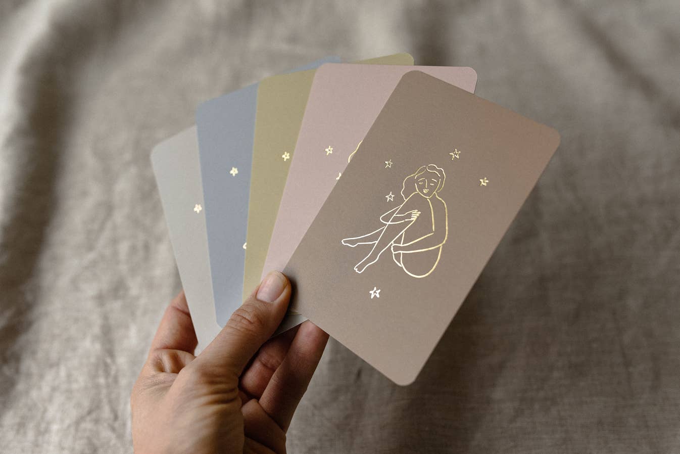 Artistic Affirmation Decks for women | self-worth reminders