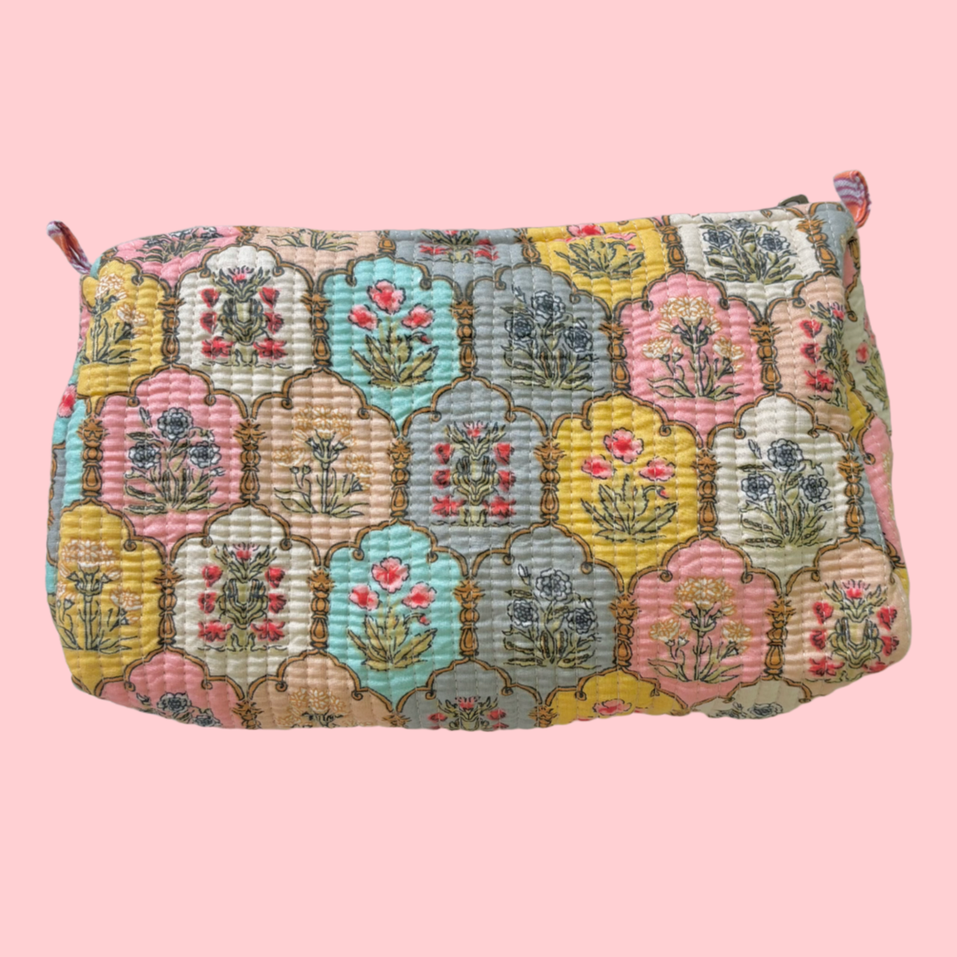 INDIE COSMETIC BAG [FLOWER MEADOW]