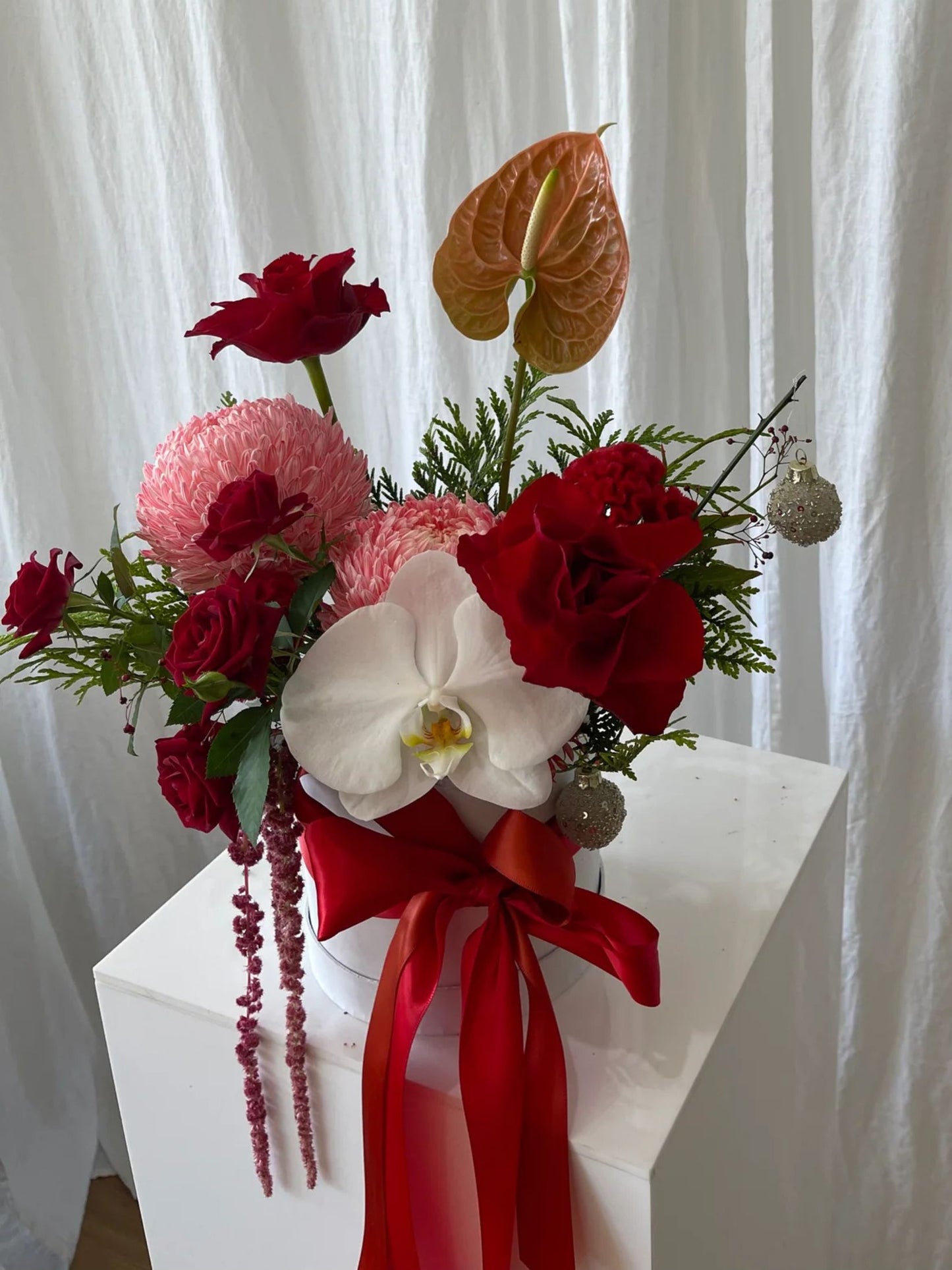 Christmas Box Flower Arrangement Sunshine Coast