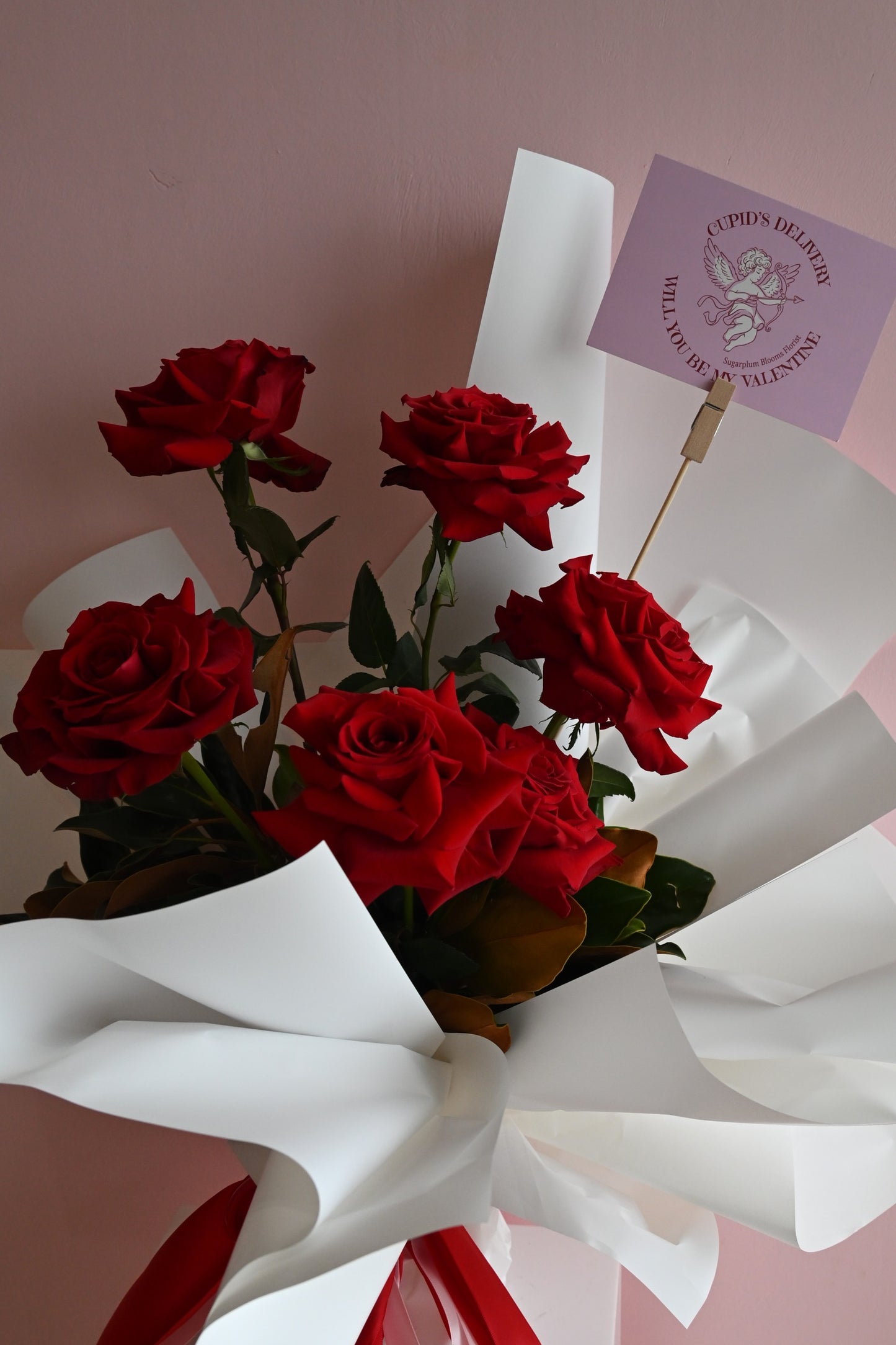 Half Dozen Red Roses