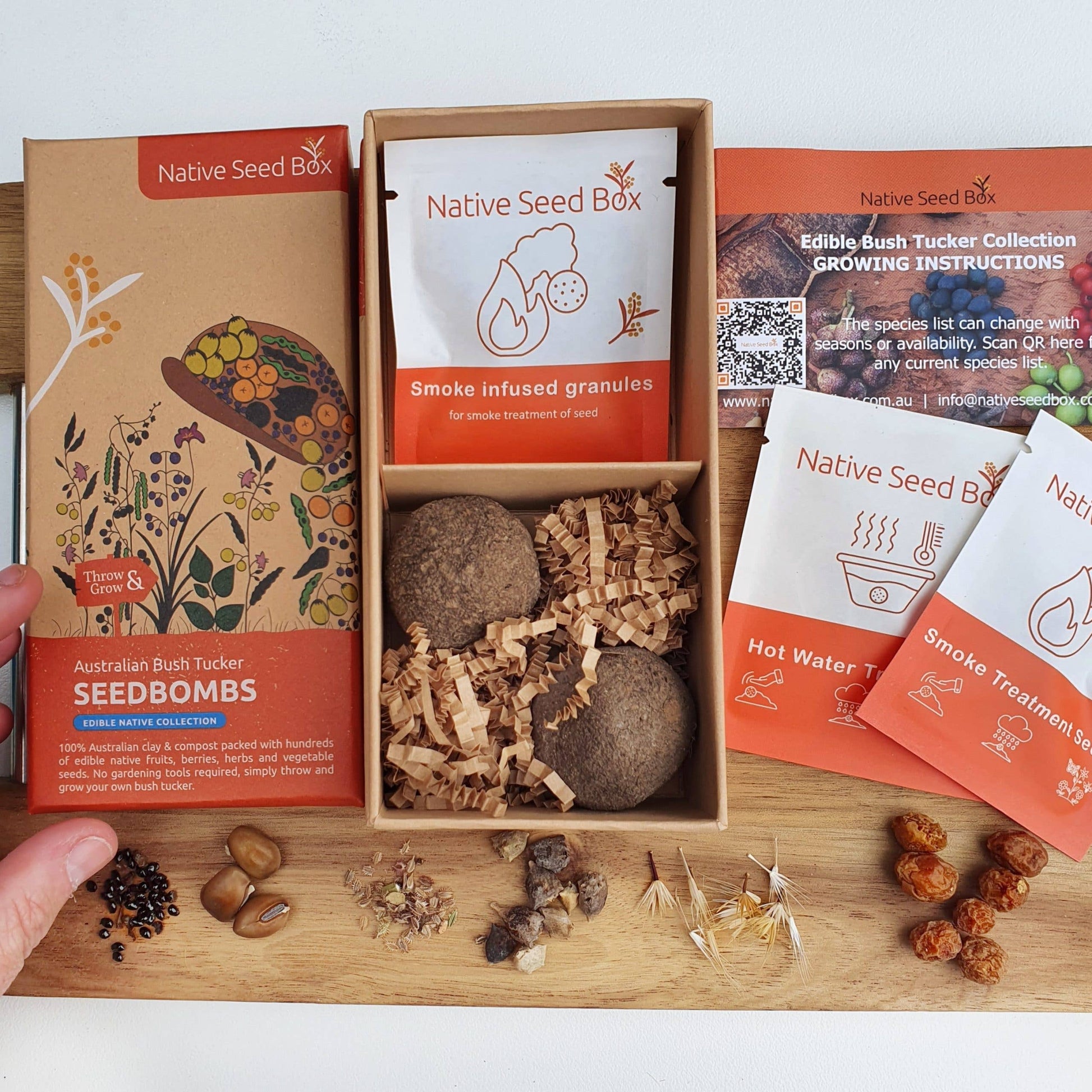 Australian Bush Tucker Seedbombs kit | edible bush food