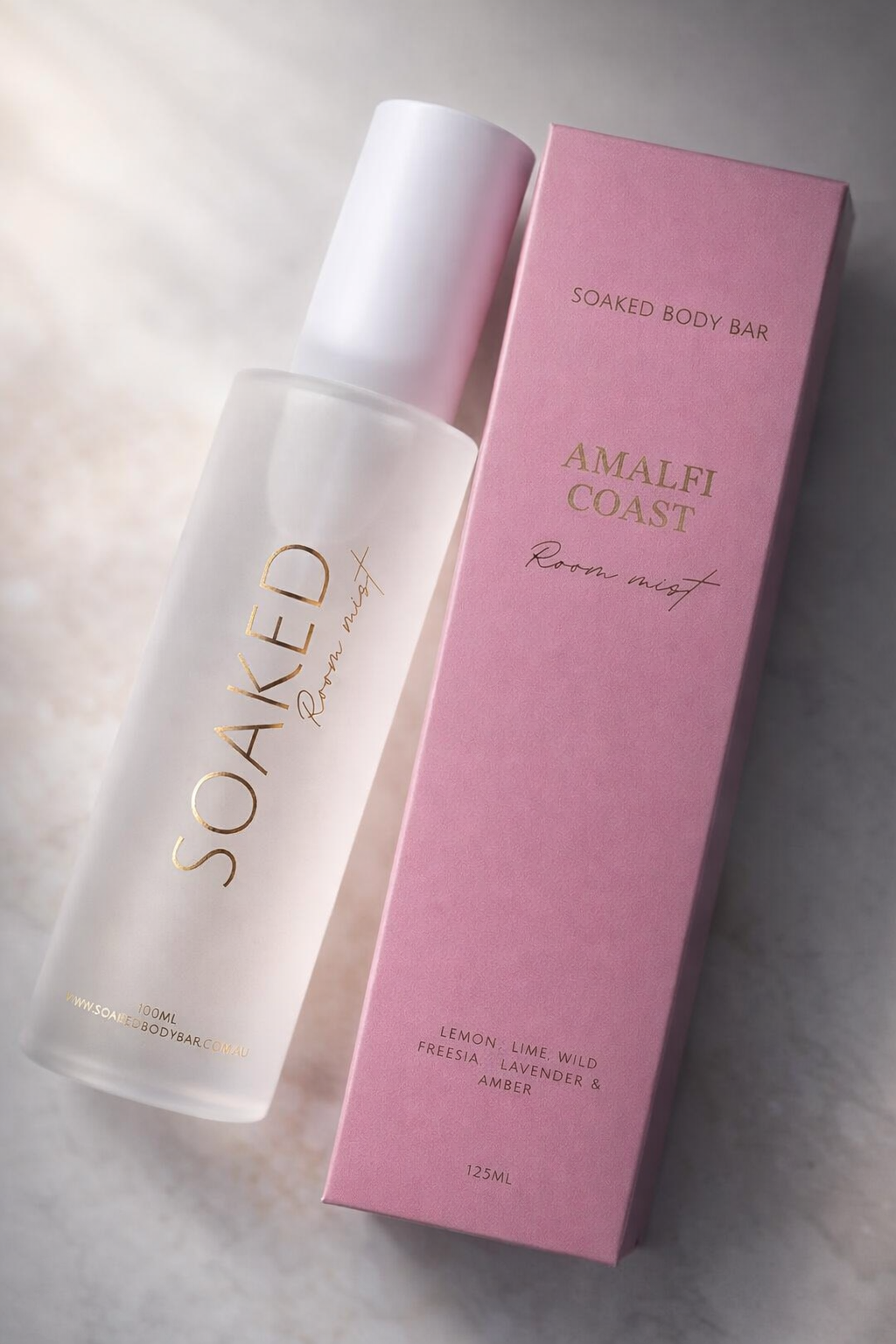 Soaked Body Bar Amalfi Coast room mist linen spray