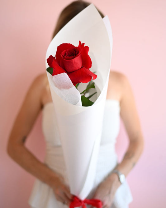 Valentines Day Flowers Sunshine Coast | Kawana Florist | Single Red Rose
